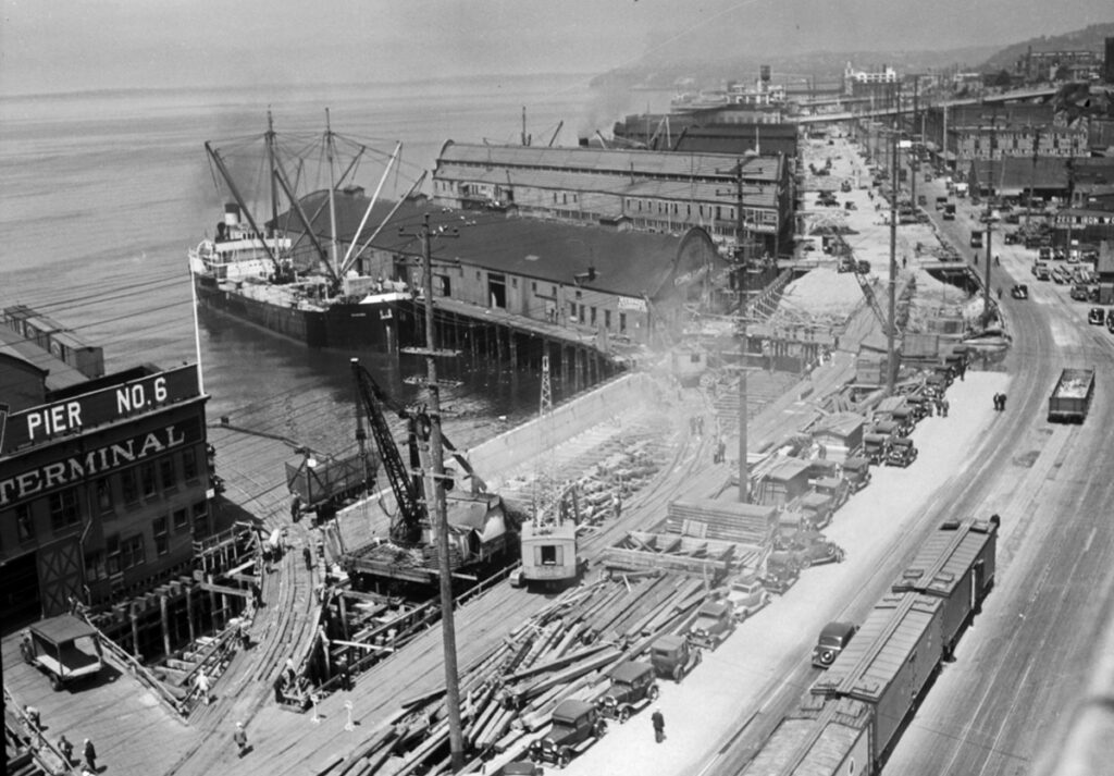 Seattle Waterfront 1935