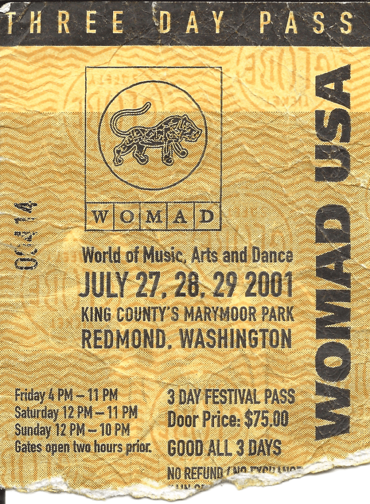 WOMAD USA 2001