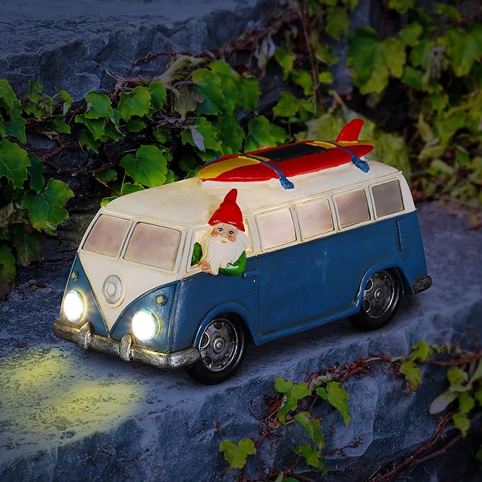 Retro Van Garden Gnome