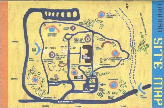 WOMAD Map